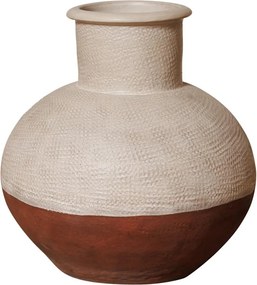 Vaza decorativa bej, din ceramica, Constantinople