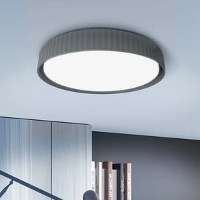 Brilagi - Plafonieră LED dimabilă LUCIA LED/48W/230V Ø 41 cm gri + telecomandă