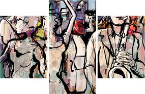 Tablou - Seara de jazz (90x60 cm)