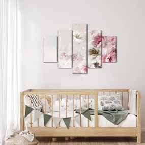 Tablou - Pictura flori roz (150x105 cm)