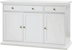 Comoda PARIS 77824, alb, PAL infoliat, 144x46x92 cm