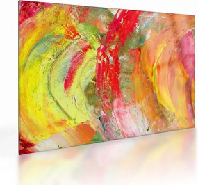 Tablou pe sticlă cu abstracție- pictura (70x50 cm)