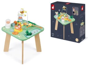 Janod - Masă interactivă pentru copii, temă pajiște