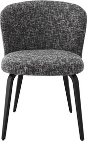 Scaun design LUX Halard, cambon negru 115771 HZ