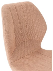 Scaune de dining în culoarea somonului 4 buc. Milu – Marckeric