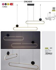 Lustra LED suspendata Circado