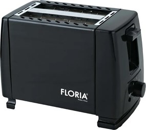 Prajitor de paine Floria ZLN1826 Negru, 700W, 7 nivele de control al temperaturii, buton de oprire