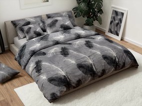 Lenjerie cocolino VELSOFT gri Dimensiune lenjerie de pat: 70 x 90 cm | 140 x 200 cm