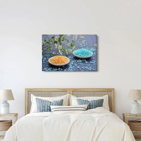 Tablou cu sarea de mare colorată (90x60 cm)