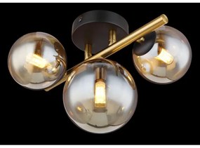 Lustră LED aplicată RIHA 3xG9/3W/230V alamă Globo 56135-3W