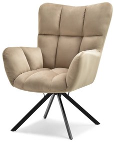 Fotoliu Kikino X (bej + negru). Promo -8%. 1110132