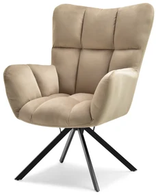 Fotoliu Kikino X (bej + negru). Promo -8%. 1110132