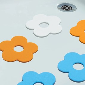 Covorașe antiderapante pentru copii pentru cadă 5 buc. 12x11,5 cm Funky – Spirella