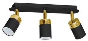 Corp de iluminat spot JOKER 3xGU10/25W/230V negru/auriu