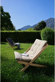 Fotoliu pliabil Karup Design Boogie Raw/Mocca