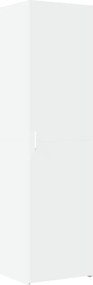 vidaXL Dulap înalt, alb, 50x42,5x185 cm, lemn prelucrat