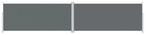 Copertina laterala retractabila, antracit, 220x1000 cm Antracit, 220 x 1000 cm