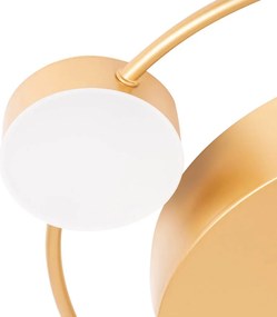 Plafonieră LED Erste Moon 28W 1400lm 3000K Auriu 440x70mm - Corp iluminat modern elegant pentru living sau dormitor cu design circular rafinat.