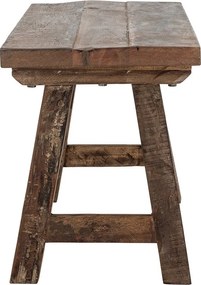 Bancă de grădină în culoare naturală din lemn masiv Brosse – Bloomingville