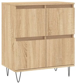 831215 vidaXL Servantă, stejar sonoma, 60x35x70 cm, lemn prelucrat