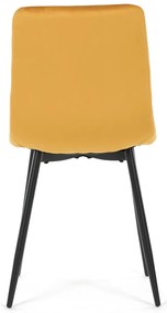 Set de scaune de sufragerie CT-281 YEL4, 4 buc