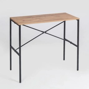 Masa tip bar Alexa Homs, 100x45x92 cm, nuc/negru