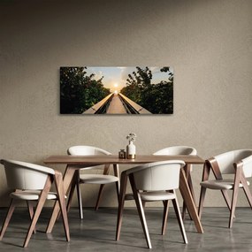 Tablou - drum spre soare (120x50 cm)
