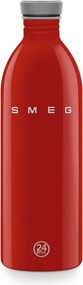 Sticla Smeg Urban WBF02RD, 1 l, Inchidere ermetica, Fara VRA, Otel inoxidabil, Rosu
