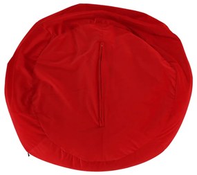 Fotoliu tip sac, material textil roşu, TRIKALO