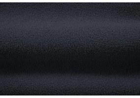 Fotoliu albastru închis cu tapițerie din stofă bouclé Jenny – Micadoni Home