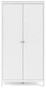 Șifonier alb 102x199 cm Madrid – Tvilum