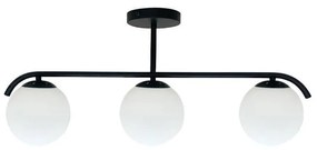 Lustră pe tijă AMADEO 3xE14/40W/230V negru