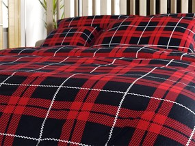 Lenjerie cocolino ALBURY rosie Dimensiune lenjerie de pat: 2 buc 70 x 90 cm | 200 x 220 cm