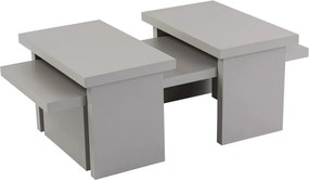 Masuta cafea SANCTUARY, gri, PAL, 110x45x30 cm