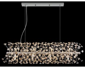 Lustra suspendata design elegant KATRINA L-90cm crom 64135H4C GL