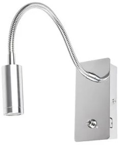 Aplica perete LED cu reader si USB charger JULIET 41025