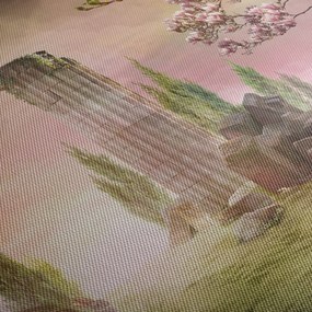 Tablou - Țărămul viselor (cu ceas) (90x30 cm)