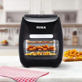 Friteuză cu aer cald digitală multifuncțională TESLA Electronics AirCook 11 l 2000W/230V