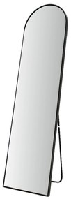 Oglindă decorativă metalică neagră 150x40 cm