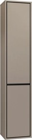 Dulap lemn masiv baie Irvella de perete, 172 × 72 × 30 cm - Crem