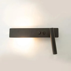 Lampă de perete cu spot HOTEL MOOD 1xG9/12W/230V + 1xG9/3W negru