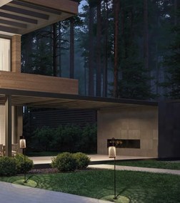 Stalp LED iluminat exterior IP65 MOTLEY H-70cm negru