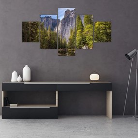 Tablou - Sub Piatra Yosemite (125x70 cm), în 40 de alte dimensiuni noi