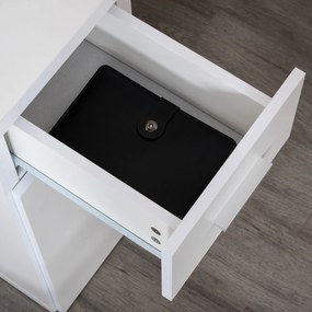 HOMCOM Birou Unghiular Modern din Lemn Spațiu de Lucru Generos 140x107x74.6 cm Design Contemporan pentru Birou | Aosom Romania