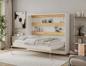 Pat rabatabil Devesto Horizontal Wall 140 Artisan Eiche, 200x140 cm – Artisan Eiche