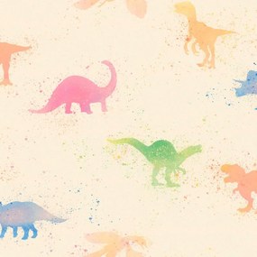 Tapet Dinozauri multicolori