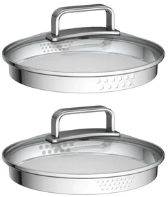 Oală G21 Gourmet Magic cu sita si capac,oţel inoxidabil-28cm
