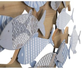 Decorațiune de perete din metal 91x33,5 cm Fish – Mauro Ferretti