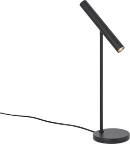 Lampă de masă modernă neagră cu LED și dimmer tactil - Neva