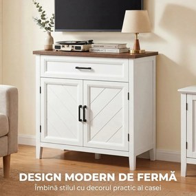 HOMCOM comodă mică dulap sertar compact | Aosom Romania